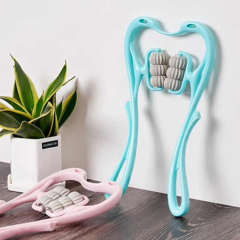 Manual Neck and Shoulder Massager with Kneading Rollers | Clinically Designed for Targeted Pain Relief & Faster Daily Recovery