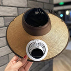 Wide Brim Sun Hat with Solar Powered Fan | Thoughtfully Crafted Accessory — Timeless Style & Premium Quality Feel