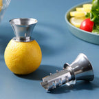 Stainless Steel Manual Lemon Juicer | Heavy-Duty Lever Press Citrus Squeezer — No Seeds, No Mess