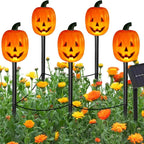 Lighted Halloween Pumpkin and Ghost Solar Decor Set | Bring the Magic of the Season into Your Home with This Beautiful Piece