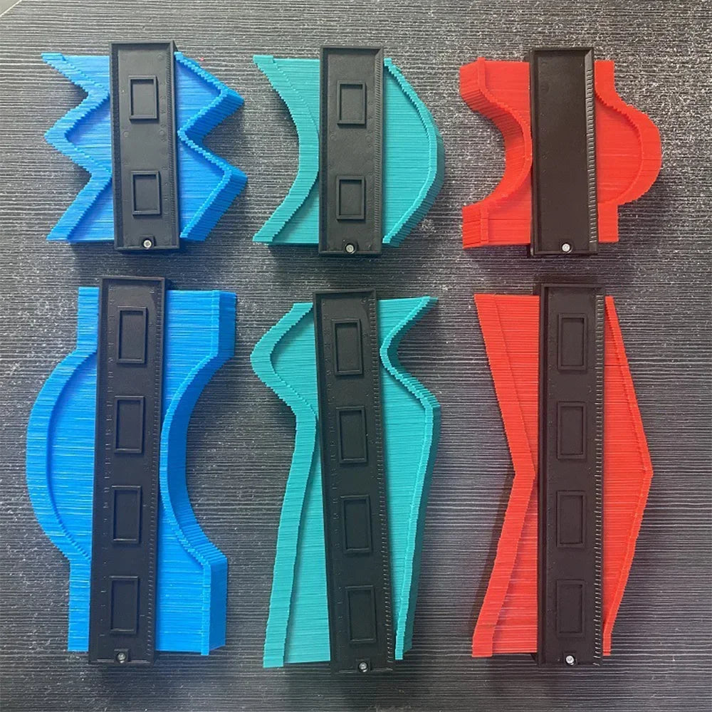 Precision Contour Gauge Woodworking Tool | Profile Copying for Perfect Cuts in Tiles & Flooring