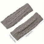 Women's Knit Fingerless Winter Gloves | Stylish Knitted Hand Warmers for Women