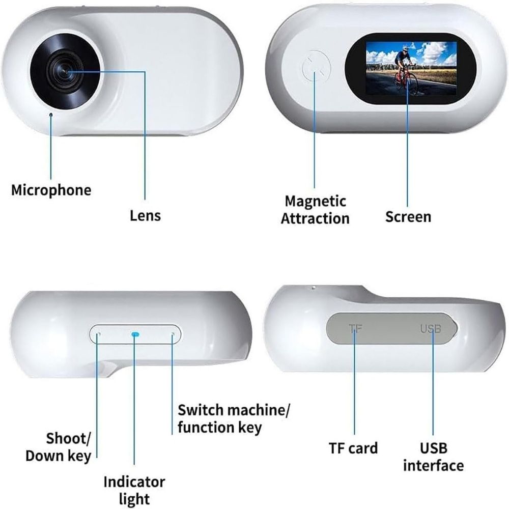 Mini Magnetic Action Camera POV Sport Recorder | High-Performance Tech Built for Modern, Busy, On-the-Go Lifestyles