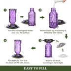 24oz Leak Proof Glass Hummingbird Feeder | Premium Pet Care — Safe, Durable & Trusted by Pet Owners Everywhere