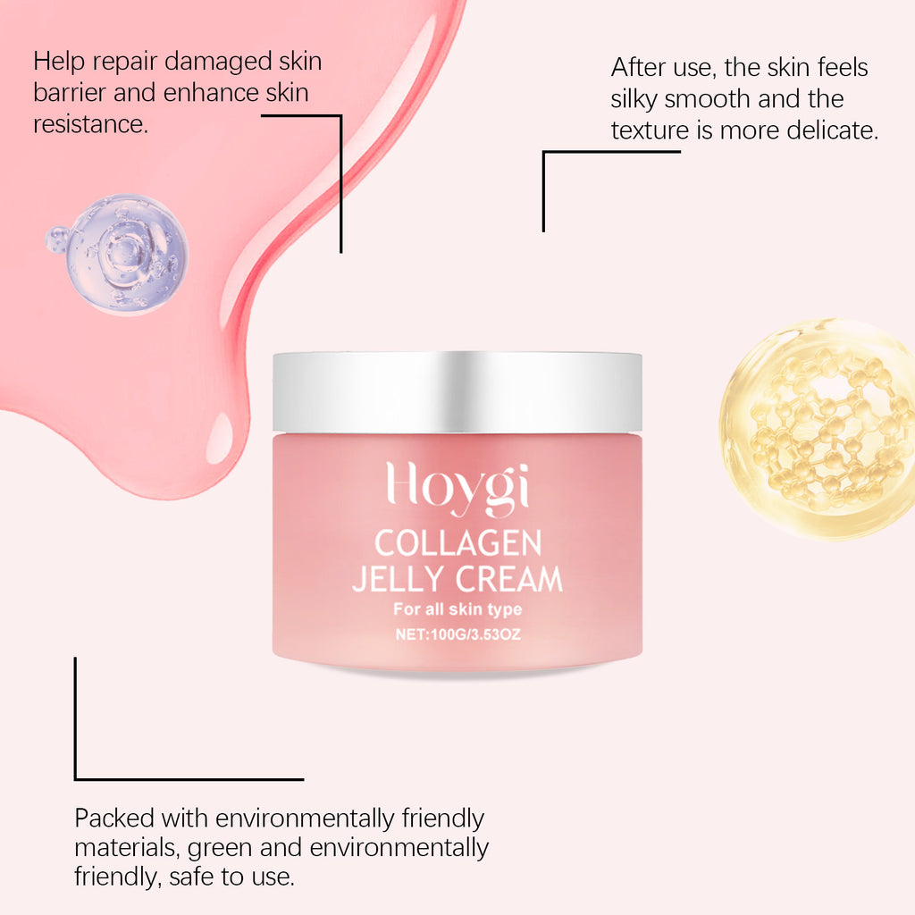 Collagen Jelly Gel Facial Cleanser | Korean Brightening Face Wash for Deep Cleanse Without Stripping