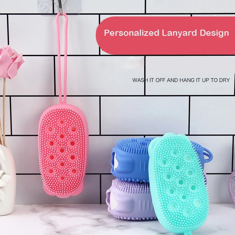 Silicone Body Scrubber with Soap Dispenser | Practical, Beautiful & Built to Last — The Smart Choice for Any Home