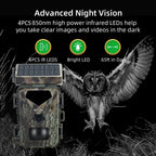 Compact Solar Powered Trail Camera | Easy-Care Garden Essential That Transforms Any Outdoor Space