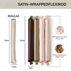 Satin Headband Heatless Hair Curler | Overnight Wave & Curl Styling Without Heat Damage