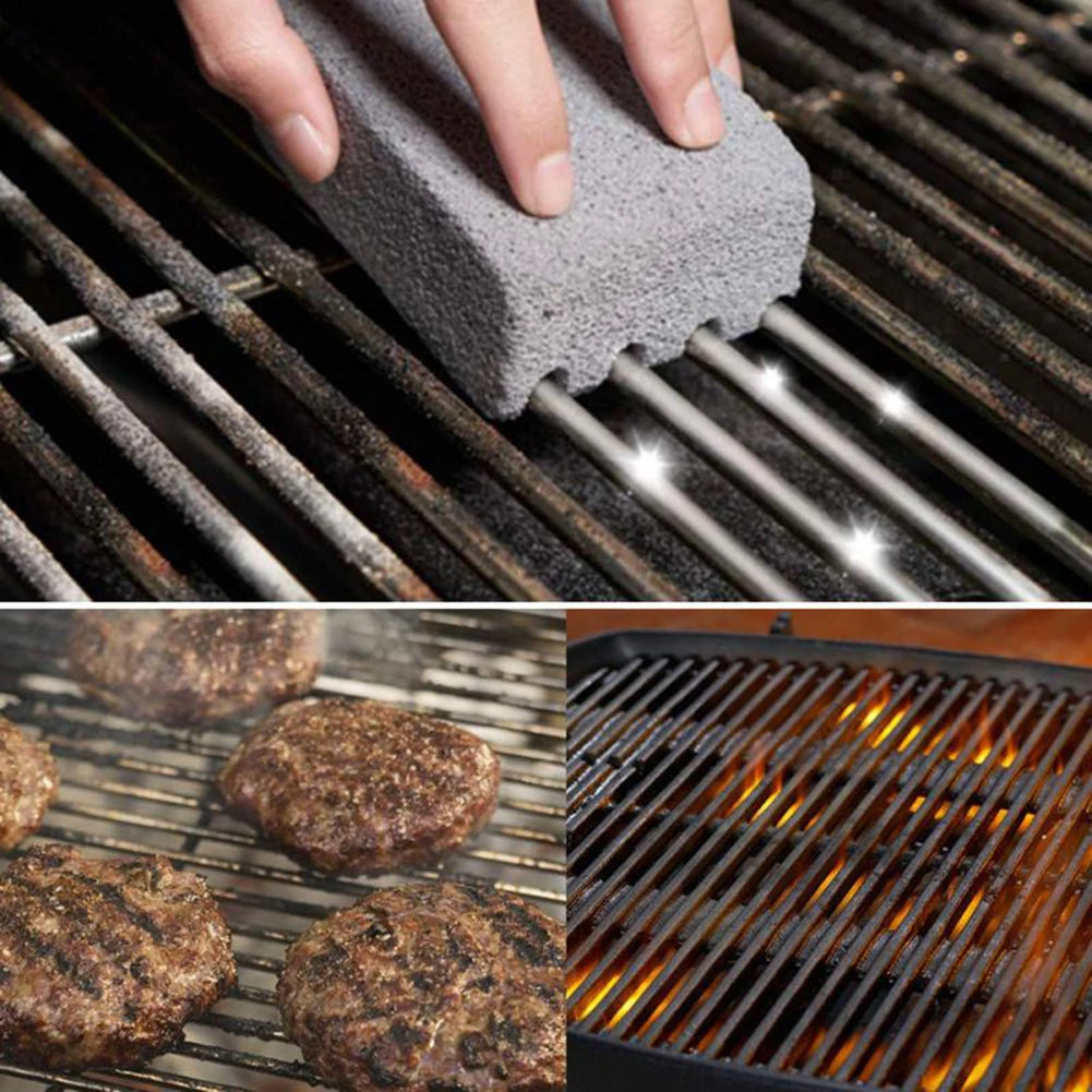 Pumice Stone Grill Cleaning Brick for BBQ | Easy-Care Garden Essential That Transforms Any Outdoor Space