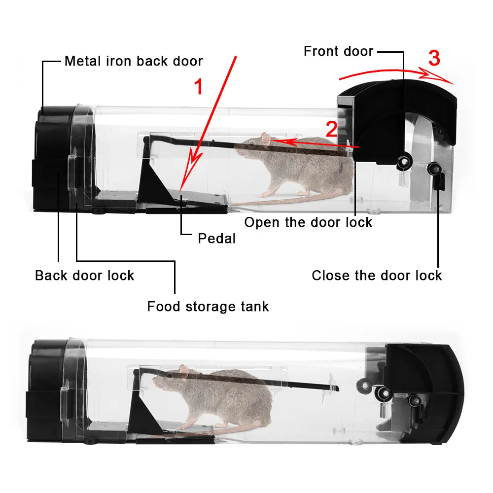 Self-Locking Reusable Humane Mouse Trap | Upgrade Your Home with This Thoughtfully Designed Everyday Essential