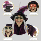 Animated Halloween Witch Decor with Sound and Glowing Eyes | Beautiful, Festive & Built to Last Season After Wonderful Season