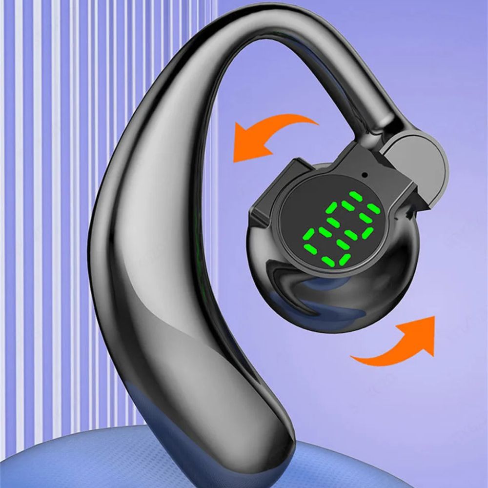 Wireless Noise Canceling Bluetooth Ear Hook Headphones | Intelligent Design Meets Reliable, Long-Lasting Everyday Performance