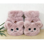 Plush Animal Fingerless Gloves