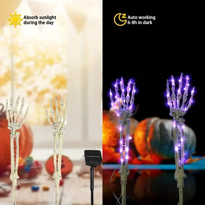 Halloween Skeleton Hand Solar Lights | The Perfect Seasonal Touch for Your Home — or as a Thoughtful Gift