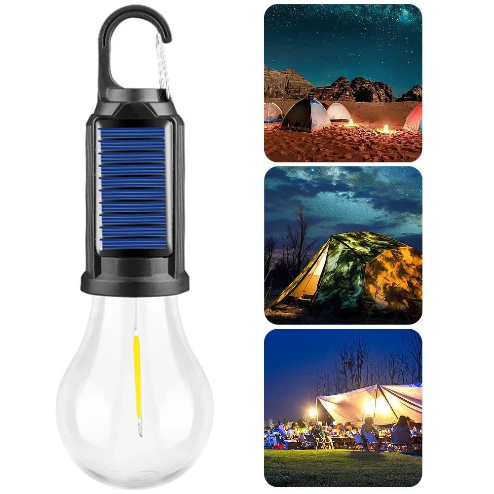 Solar Rechargeable Hooked Camping Light | Adventure-Ready Gear That Goes the Distance, Whatever the Conditions