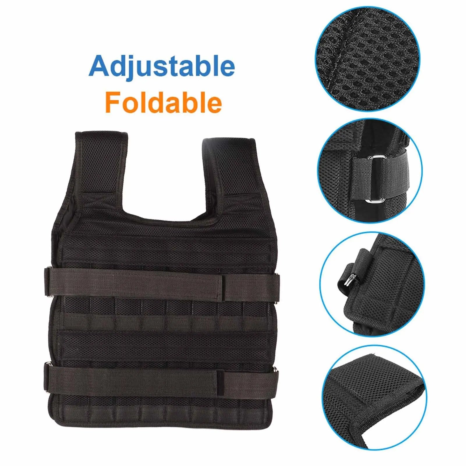 Heavy-Duty Workout Vest Weight | Train Harder, Recover Faster — Premium Fitness Equipment for Home Use