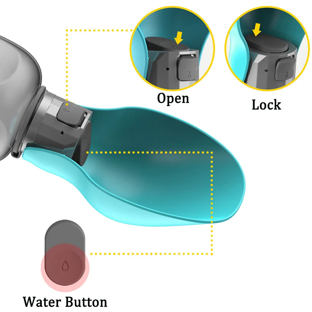 Portable Dog Water Bottle | Designed for Happy, Healthy, Well-Loved Pets of Every Breed