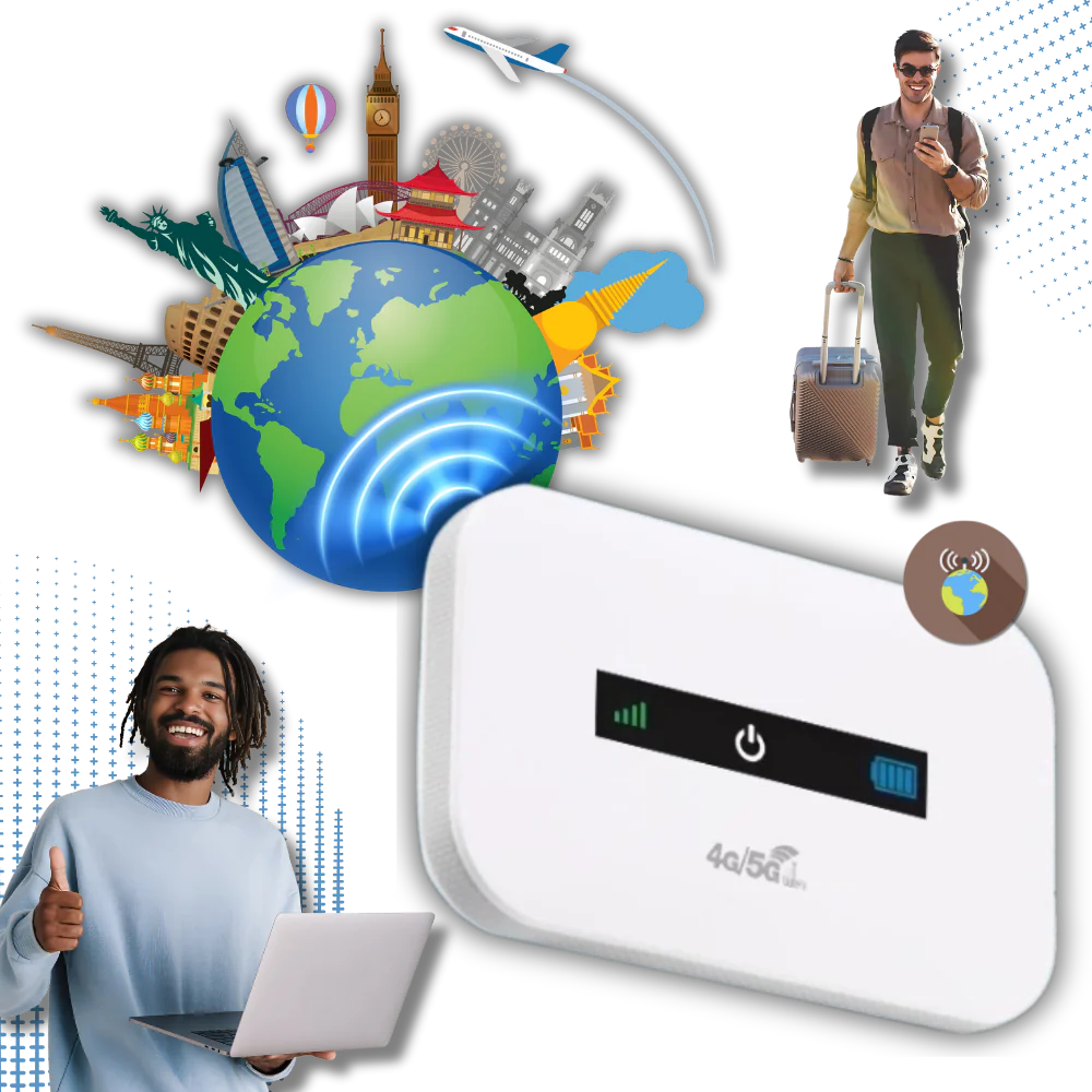 Ultimate Portable Wi-Fi | Cleverly Designed for Everyday Use — You'll Wonder How You Managed Without It