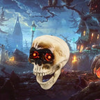 Animated Halloween Skeleton Head with Flashing Eyes | Beautiful, Festive & Built to Last Season After Wonderful Season
