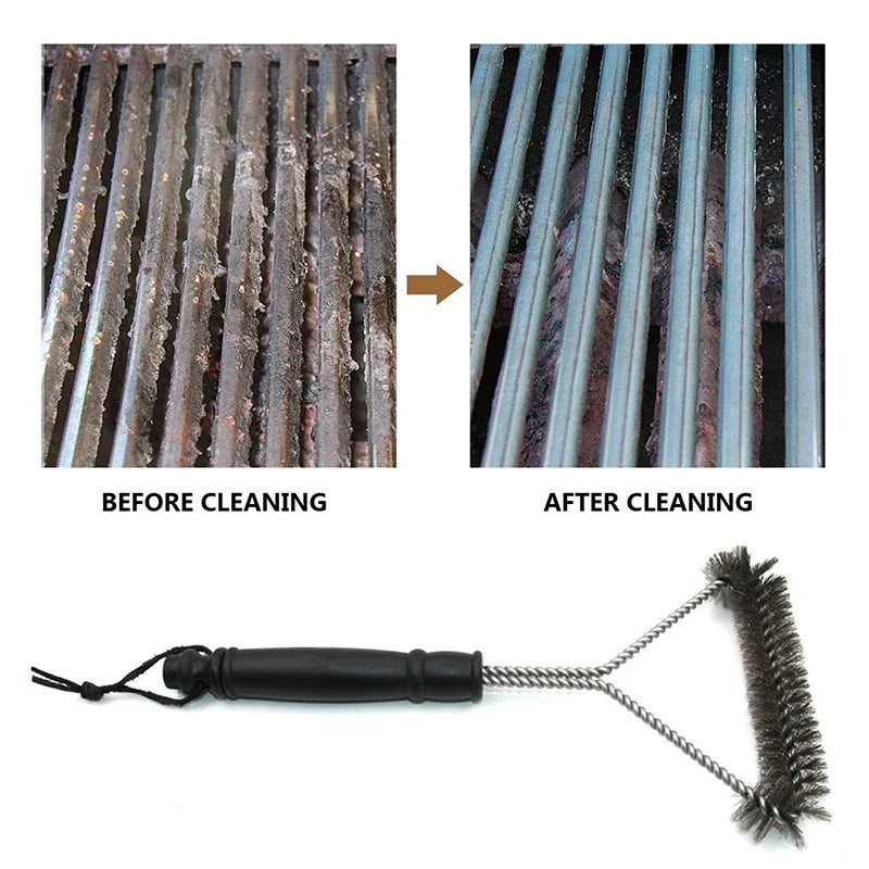 Stainless Steel Barbecue Grill Brush Cleaner | Built for British Weather — Durable, Attractive Outdoor Design