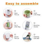 All-in-One Cat Litter Scoop | Durable Pet Accessory Built for Active, Playful, Energetic Pets