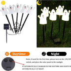 Lighted Halloween Pumpkin and Ghost Solar Decor Set | Bring the Magic of the Season into Your Home with This Beautiful Piece
