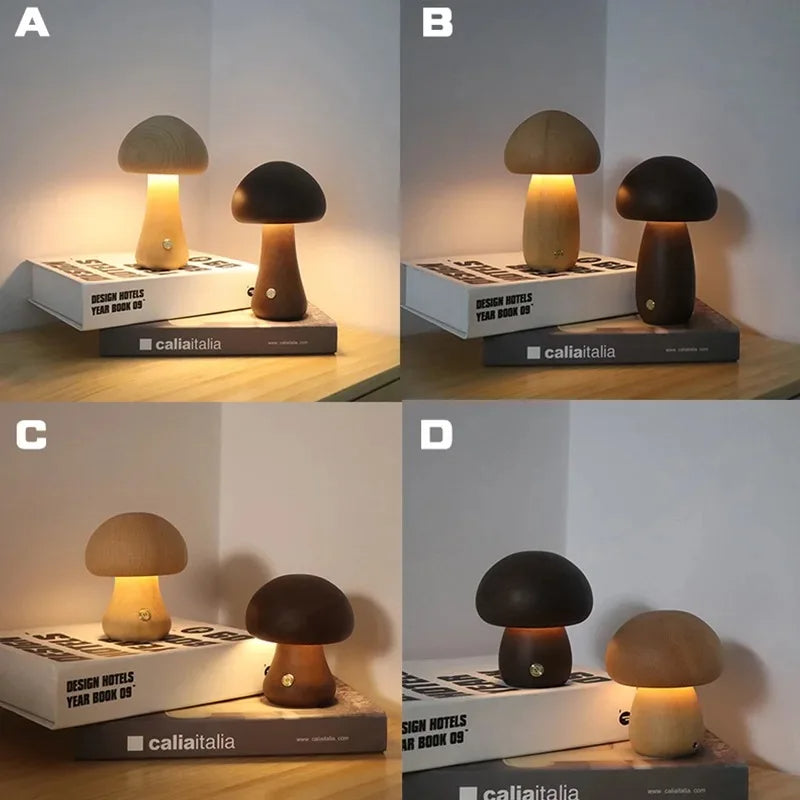Mushroom Night Light Bedside Lamp | Style and Practicality Finally Together — The Modern Home Essential