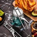 Adjustable Stainless Steel Jar & Bottle Opener | Multi-Function Kitchen Lid Opener Tool