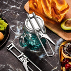 Adjustable Stainless Steel Jar & Bottle Opener | Multi-Function Kitchen Lid Opener Tool
