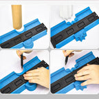 Precision Contour Gauge Woodworking Tool | Profile Copying for Perfect Cuts in Tiles & Flooring