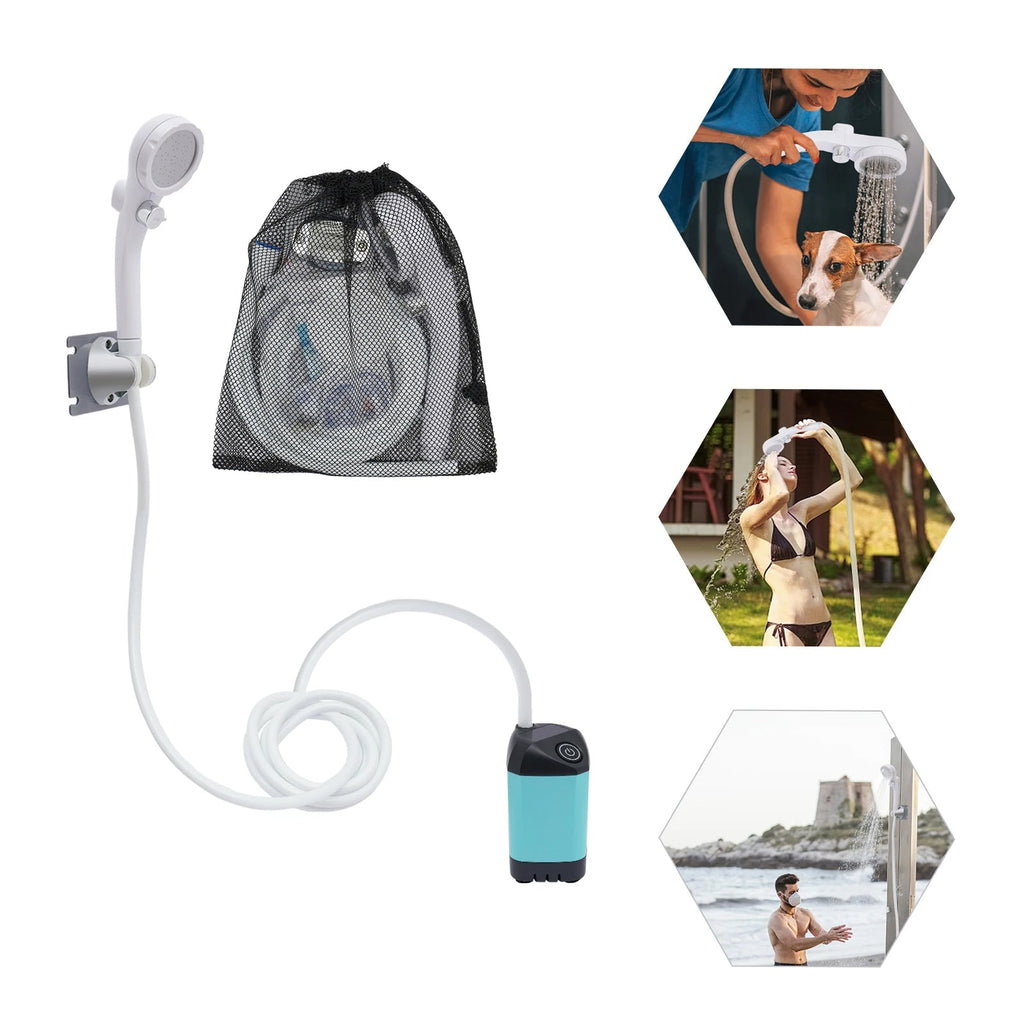 Electric Portable Shower for Camping | From Park Walks to Wild Camping — Outdoor Equipment You Can Trust
