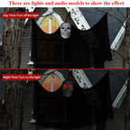 Outdoor Halloween Ghost Decoration with Skeleton Mask | Beautiful, Festive & Built to Last Season After Wonderful Season