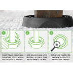 Plastic Bed Bug Trap and Catcher | Upgrade Your Home with This Thoughtfully Designed Everyday Essential