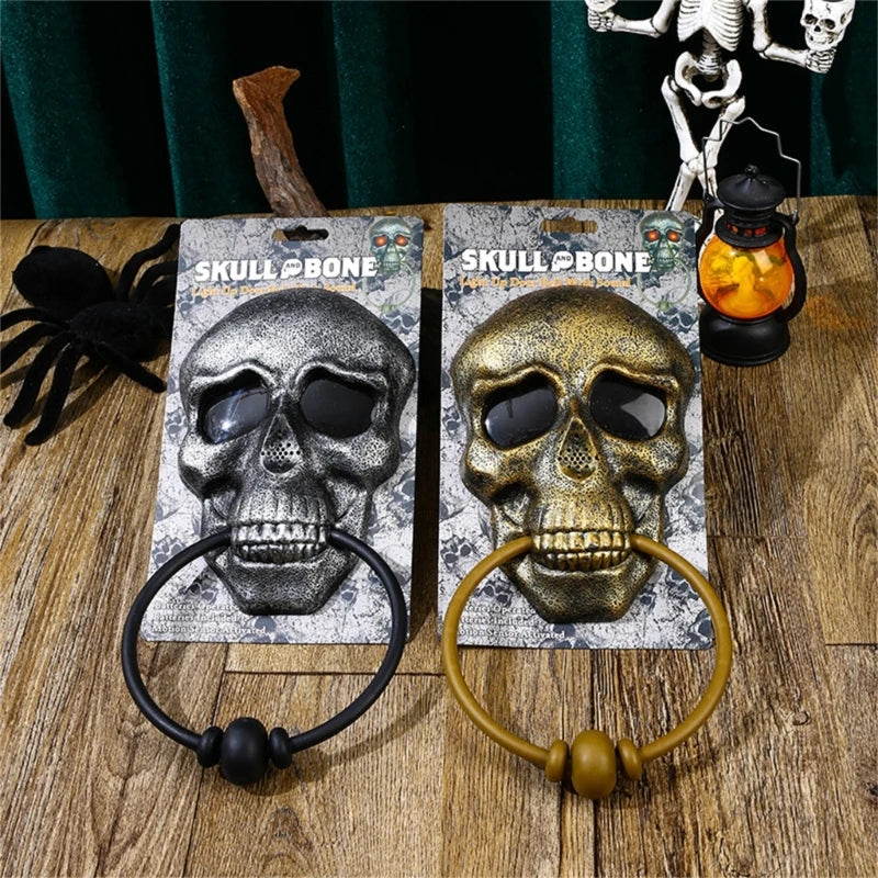 Skeleton Head Door Knocker Halloween Decoration | Festive, Charming & Built to Create Magical, Lasting Seasonal Memories