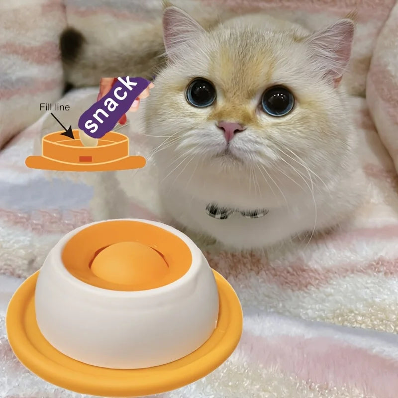 Slow Feeder Cat & Dog Lick Mat | Textured Enrichment Mat for Anxiety Relief & Healthy Eating