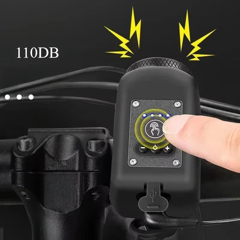 Electric Bike Horn and Front Light | Built for Adventure — Durable, Reliable & Ready for Anything Outside