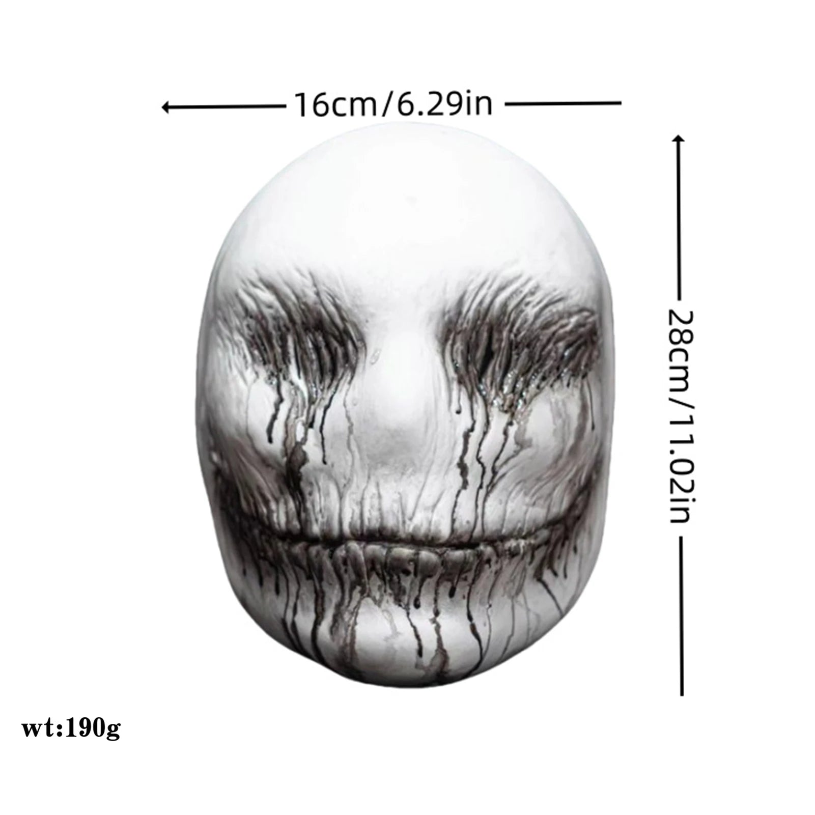 Realistic Halloween Skull Mask Creepy Ghost Costume Prop | Beautiful, Festive & Built to Last Season After Wonderful Season