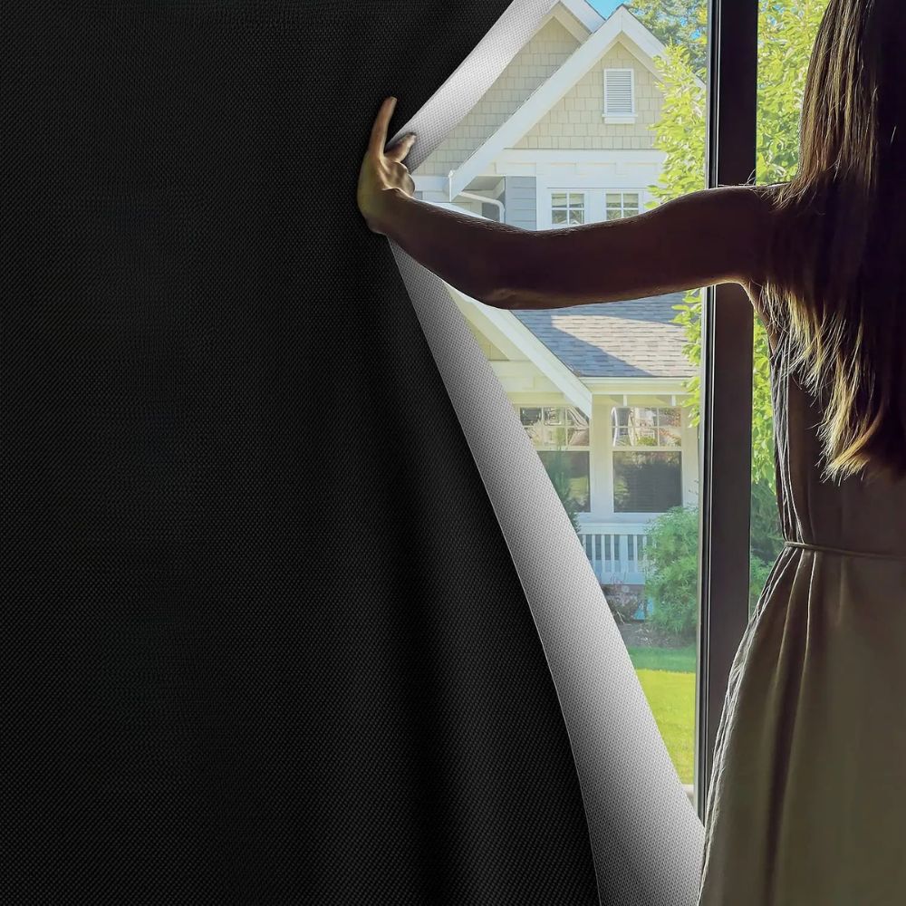 Adhesive Blackout Sun Blocking Window Cover Shade | Quality Home Accessory Built to Look Great & Last for Years