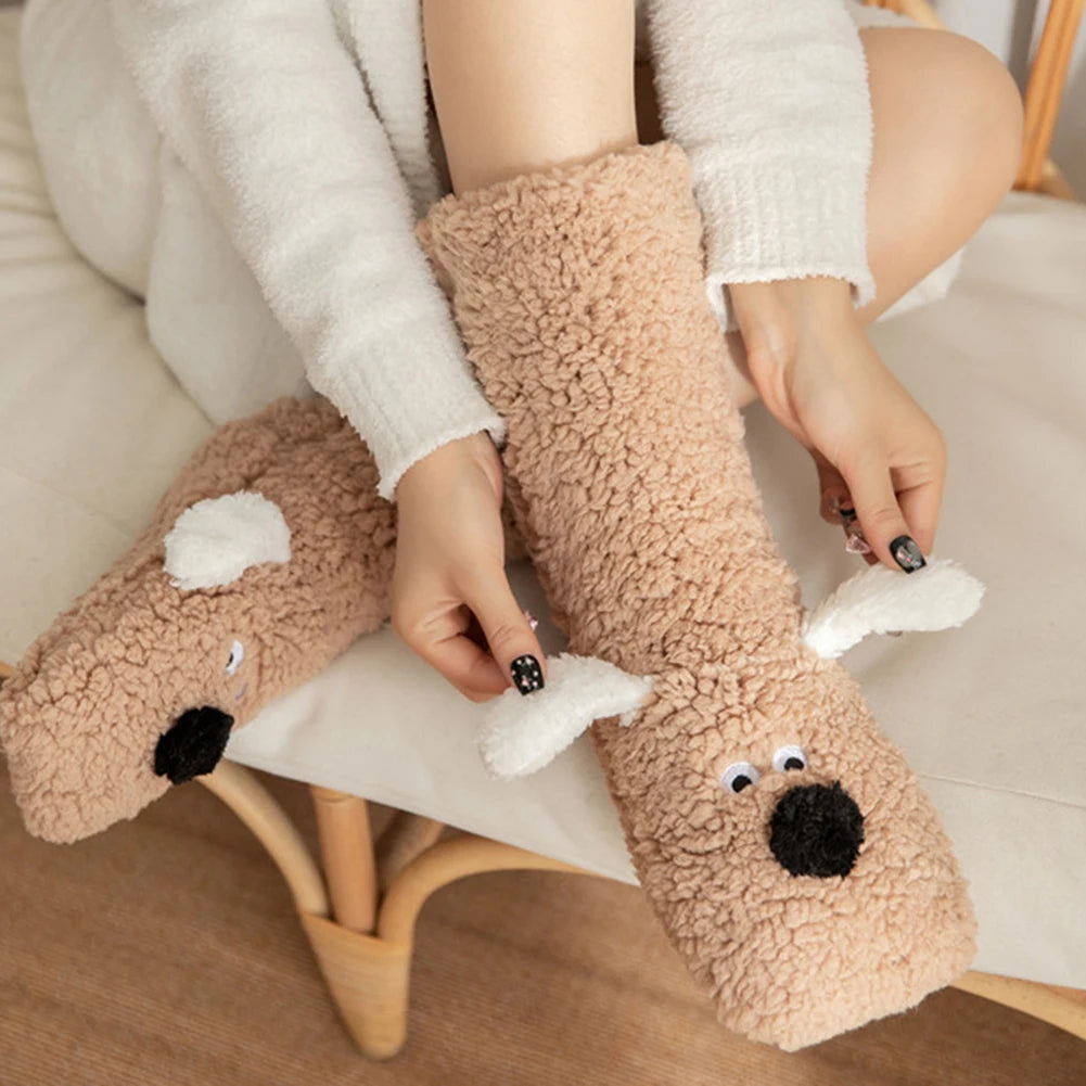 Cute Dog Fuzzy Socks Winter Leg Warmer | Trusted by Pet Owners — Safe, Easy to Use & Built to Last