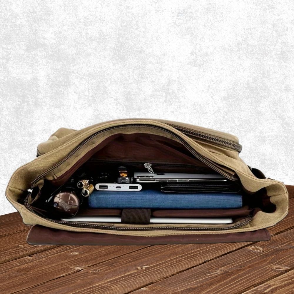 Mens Canvas Satchel Messenger Sling Bag | Premium Quality, Thoughtful Design — Built for Real Everyday Life