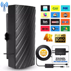 Long Range 4K Indoor HDTV Digital Antenna | 600 Mile Range Freeview Antenna for 1080p and 4K TV