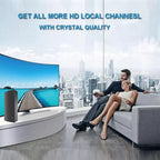 Long Range 4K Indoor HDTV Digital Antenna | 600 Mile Range Freeview Antenna for 1080p and 4K TV