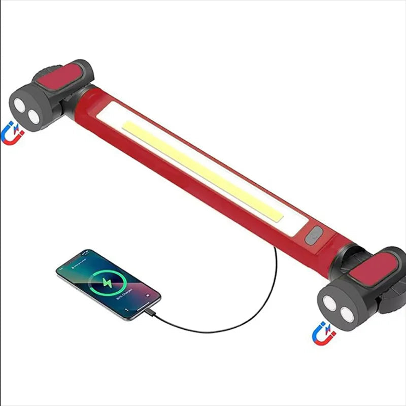 Rechargeable LED Work Light with Magnetic Base | Compact, Powerful & Ready to Go — Premium Tech at Outstanding Value