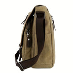 Mens Canvas Satchel Messenger Sling Bag | Premium Quality, Thoughtful Design — Built for Real Everyday Life