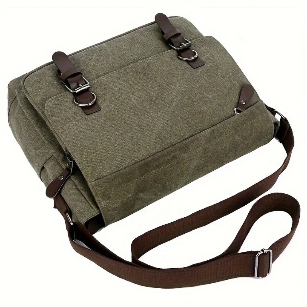 Mens Canvas Satchel Messenger Sling Bag | Premium Quality, Thoughtful Design — Built for Real Everyday Life