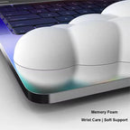 Memory Foam Cloud Keyboard Wrist Rest | Ergonomic Wrist Support for Desk, Office & Gaming