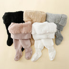 Kids Winter Fleece-Lined Leggings | Warm Thermal Leggings for Girls — School & Everyday
