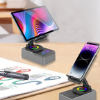 4-in-1 Phone Stand with Bluetooth Speaker | The Tech Upgrade You Didn't Know You Needed — Until You Try It
