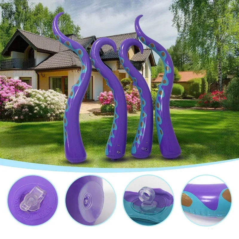 Giant Inflatable Octopus Tentacles Scary Halloween Decorations | Some Decorations Are Just Décor — This One Becomes Part of Your Tradition