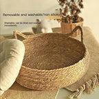 Handmade Woven Cat Bed with Seasonal Pad | Designed for Happy, Healthy, Well-Loved Pets of Every Breed